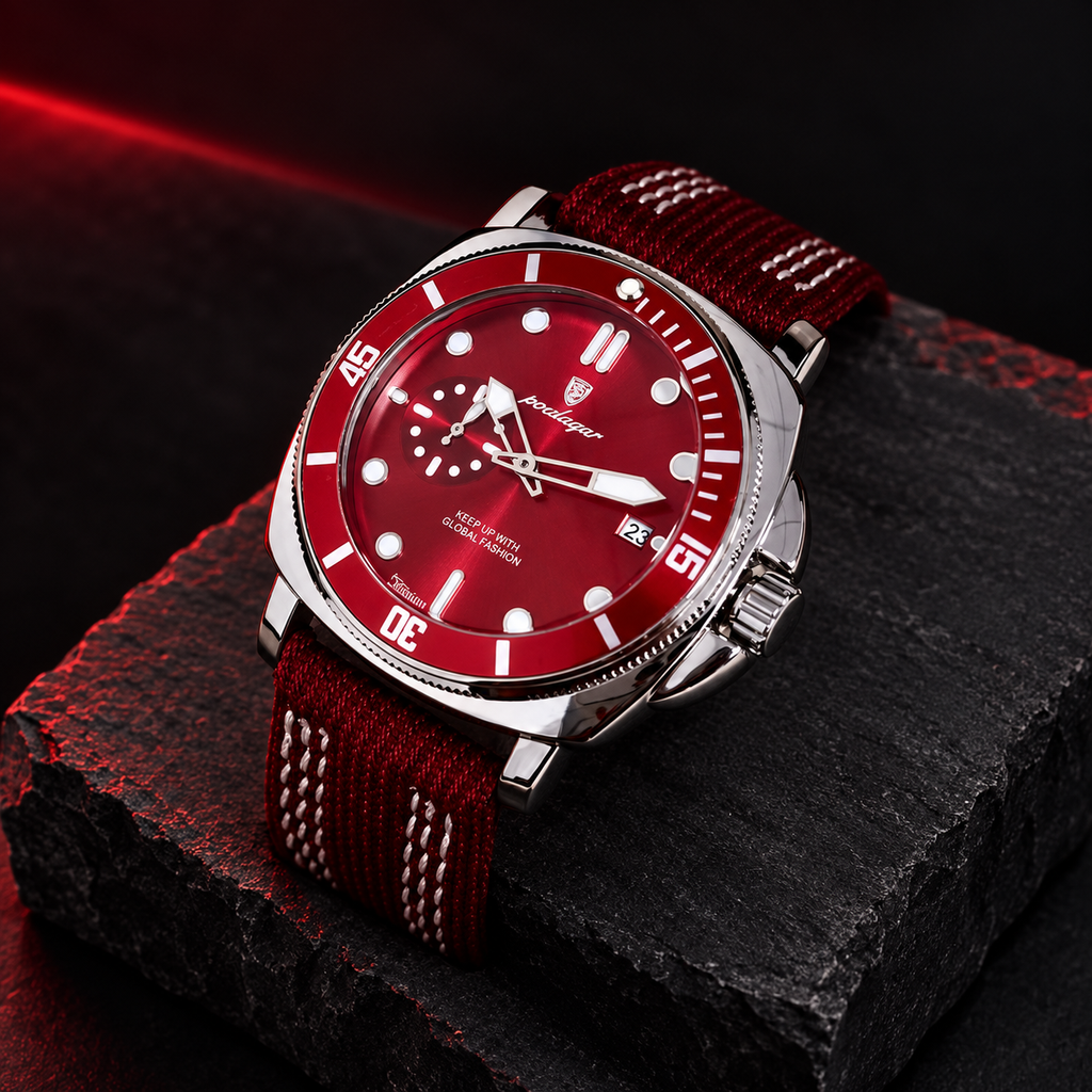 POEDAGAR | Reloj Analógico de Lujo para Hombre