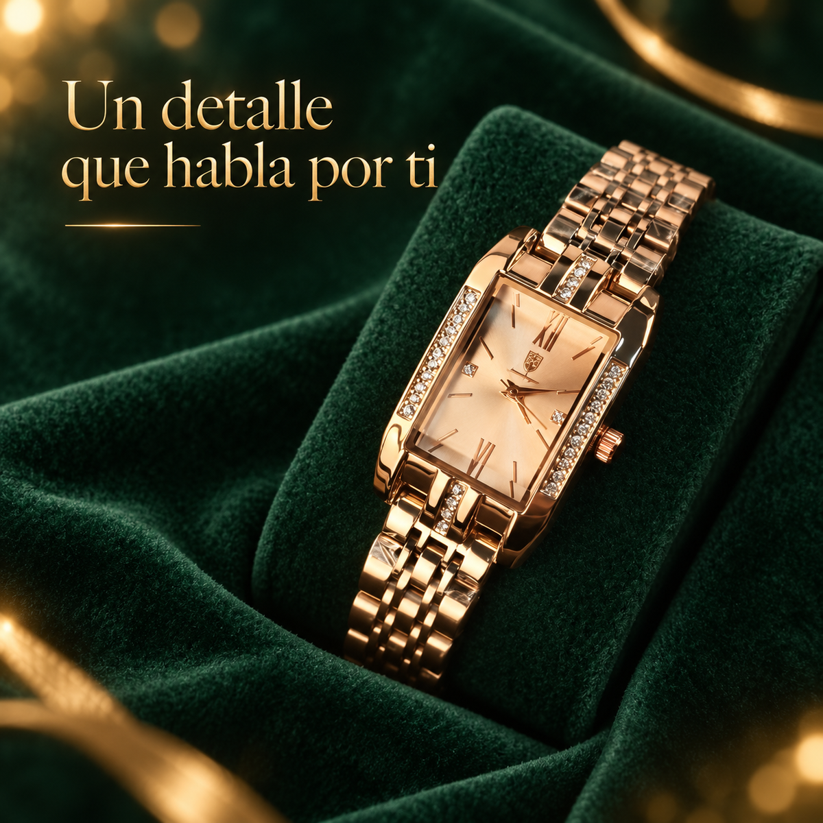 POEDAGAR Mujer Elegante – Rose Gold | Cuarzo