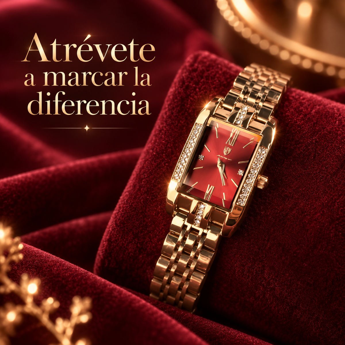 POEDAGAR Mujer Elegante – Rose Gold | Cuarzo