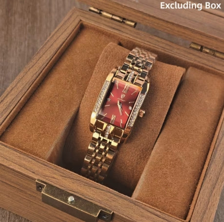 POEDAGAR Mujer Elegante – Rose Gold | Cuarzo